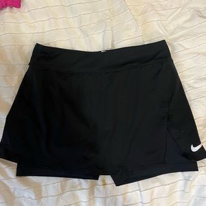 Black Nike tennis skirt